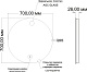 Mixline Зеркало Аккорд Алон круг 70 – фотография-24