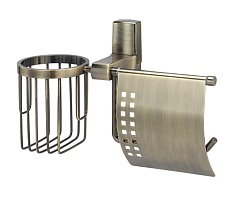 WasserKRAFT Держатель туалетной бумаги и освежителя "Exter K-5259"