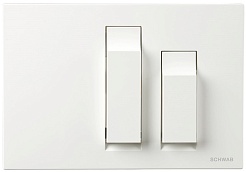 Schwab Кнопка смыва Vivo белый – фотография-1