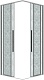 Grossman  Душевой уголок Galaxy 90x90x195 профиль хром стекло шиншилла – фотография-13