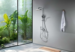 Aquatek Душевая стойка Поларис AQ3040CR хром – фотография-4