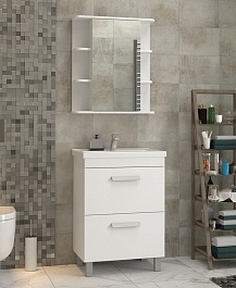 Vigo Мебель для ванной Nova 2-600 белая – фотография-3