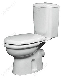 Керамин Унитаз-компакт "Атрио" 420038 белый – фотография-1