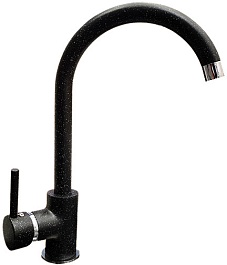 Granfest Смеситель для кухни 7651 черный – фотография-1