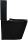 Azario Унитаз-компакт Black Queen AZ-8380 безободковый с бачком с сиденьем микролифт черный матовый – фотография-20