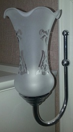  Светильник Рустика хром (2 шт.) – фотография-1