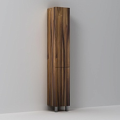 Am.Pm Шкаф пенал для ванной Gem 30 R орех – фотография-5