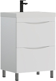 Corozo Мебель для ванной Лиана 60 белая – фотография-5