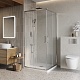 BelBagno Душевой уголок Luce 100/100 LUCE-A-2-100-C-Cr профиль хром стекло прозрачное – фотография-9