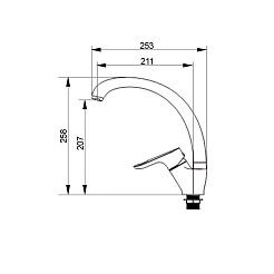Raiber Смеситель для кухни Primo R5003 – фотография-4