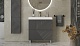 Velvex Тумба с раковиной Edge 80.2Y графит – картинка-11