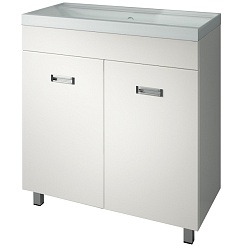 Какса-а Мебель для ванной Пикколо 80, зеркало-шкаф – фотография-2