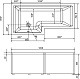 Marka One Акриловая ванна Linea 165x85 L – фотография-8