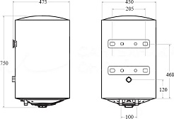 Ballu Накопительный водонагреватель Primex BWH/S 80 – фотография-2
