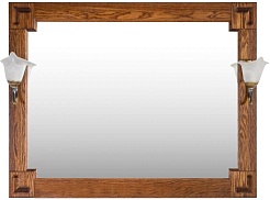 Водолей Мебель для ванной Дубэлла 120 орех – фотография-13