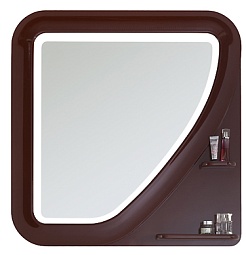 Водолей Зеркало "Арнелла Капля 100" шоколад – фотография-1