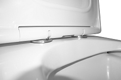 Azario Унитаз-компакт Mirada S AZ-1288A безободковый с бачком с сиденьем микролифт белый – фотография-14