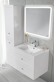 BelBagno Тумба с раковиной DUBLIN-850 Bianco Lucido – фотография-3