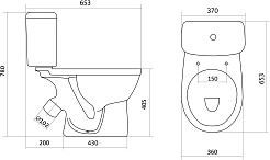 Santek Унитаз-Компакт Бореаль 1WH302146 – фотография-6