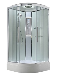 Avacan Душевая кабина 100/100 EM3010LEDT прозрачная – фотография-1