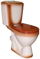 Rosa Унитаз-компакт Лира коричневый