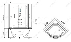 Erlit Душевой бокс ER4335TS-EXC3 – фотография-2