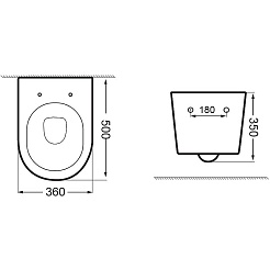 Aquanet Унитаз подвесной Zvezda-2 303978 – фотография-7