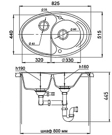 Ewigstein Мойка кухонная Elegant W90KF антрацит – фотография-4