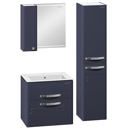  Зеркальный шкаф Nota 65 серый – картинка-3