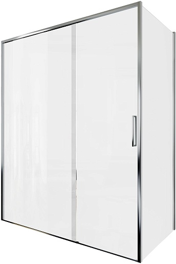 Aquanet  Душевой уголок Pleasure Evo 160x90 AE65-160x90-CT профиль хром, стекло прозрачное – фото-1