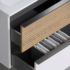 Sancos Тумба под раковину Delta 60 дуб светлый/белый – фотография-3