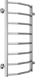 Terminus Полотенцесушитель водяной Виктория П8 400x800 БП600 хром – фотография-2