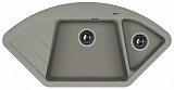 Florentina Мойка гранитная Веста угловая грей