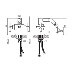 Iddis Смеситель для биде NATAL 49102T7 – фотография-7