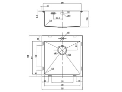Zorg Кухонная мойка Inox PVD SZR-51 BRONZE – фотография-2