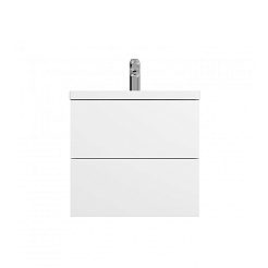 Am.Pm Мебель для ванной Gem 60 белый глянцевый, с 2 ящиками – фотография-4