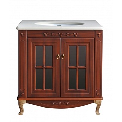 Атолл Мебель для ванной "Верона 85 К" скуро витрина – фотография-3