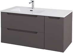BelBagno Мебель для ванной Etna 100 L подвесная темно-серая матовая – фотография-7