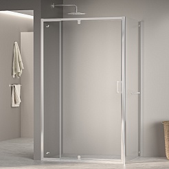 RGW Душевой уголок Passage PA-078-1 (PA-008 + Z-060-2) 80x100 профиль хром стекло прозрачное – фотография-2