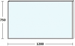 De Aqua Мебель для ванной Лонг 120, зеркало Алюминиум – фотография-3