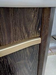 Misty Мебель для ванной Агата 100 орех – фотография-8