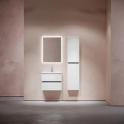 Sancos Тумба с раковиной Urban 60 белый глянец раковина Element 61 CN7001 – фотография-9