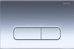 Aquatek Унитаз подвесной Вега AQ1905-00 в комплекте с инсталляцией Standard INS-0000012 с клавишей смыва KDI-0000016 глянцевый хром и крепления KKI-0000002 – фотография-3