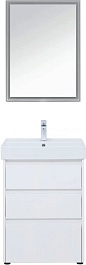 Aquanet Мебель для ванной Nova Lite 60 белая глянцевая – фотография-1