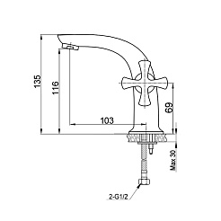 Raiber Смеситель для раковины Logis R3301 – фотография-2