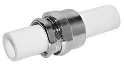 ФД Пласт 2215 Муфта PPR белая разъемная труба/труба 50 (412769) – фотография-2