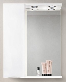 BelBagno Зеркало-шкаф MARINO-SPC-600/750-1A-BL-P-L Bianco Lucido – фотография-1