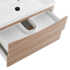 BelBagno Тумба с раковиной Marino 80 подвесная Rovere Bianco с раковиной 80/45 MR-AST – фотография-6