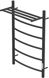 Point Полотенцесушитель электрический Афина П6 500x800 PN04858PB черный – фотография-1