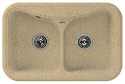 Florentina Мойка гранитная Крит 780А бежевый – фотография-1